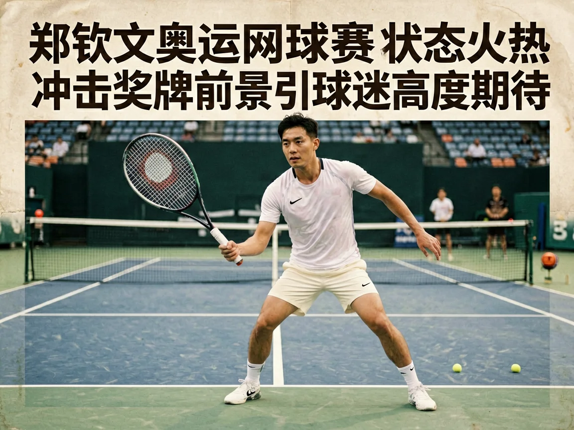 郑钦文奥运网球赛场状态火热冲击奖牌前景引球迷高度期待